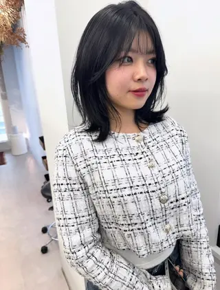 ミディアム 田中 叶太のヘアスタイル
