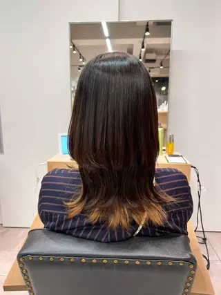 ロング 🌞レイヤー×カラー 前川那津美🌞のヘアスタイル