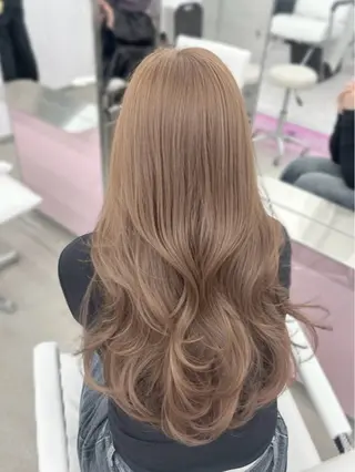 カラー Kana/韓国ヘア /暖色カラー🍒のヘアスタイル