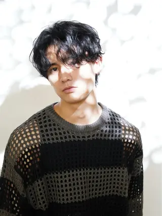 メンズ ✨メンズパーマ&大人 ショート✨　小野匠登のヘアスタイル