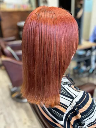 セミロング カラー 💎白髪染めも対応 🙆👌山本明菜のヘアスタイル