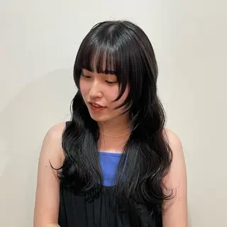ロング カラー ヘアアレンジ mizu🐾 hair braceのヘアスタイル