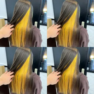 ロング カラー ✨縮毛矯正✖︎顔周り レイヤー✨ナカムラのヘアスタイル