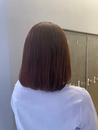 ミディアム カラー GIEN NU茶屋町+所属・荒金 昴のヘアスタイル