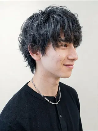 ショート パーマ メンズ 🔥men's特化 🔥三上 拓真のヘアスタイル