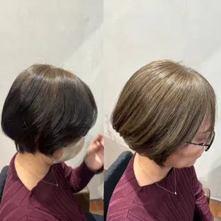 カラー 年齢悩みを全て解消/ 白髪と癖毛 松本雄光のヘアスタイル