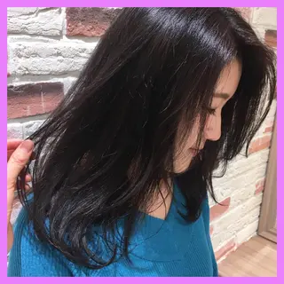 セミロング カラー 推しヘア🎀 NATSUNEのヘアスタイル