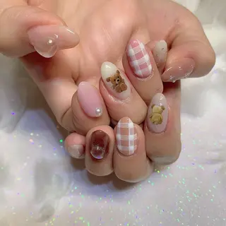 ネイル 3Dアートネイル💗 都築レナのネイルデザイン