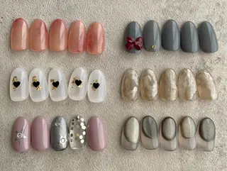 ネイル ざんねん負け犬ちゃん 南堀江のネイルデザイン