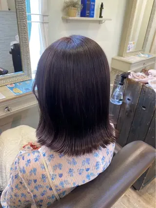 ミディアム 古川 心のヘアスタイル