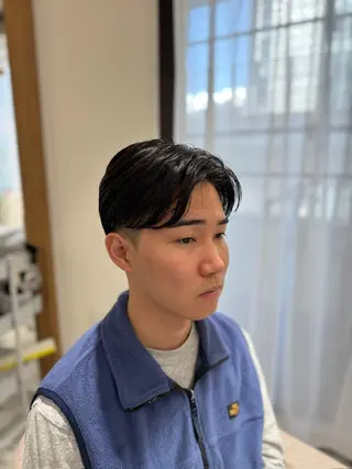 メンズ メンズパーマ特化/波 巻きツイスパ 長町至のヘアスタイル