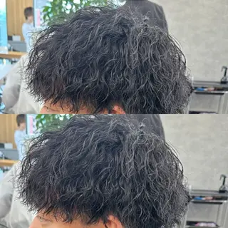 ショート パーマ指名率No1 メンズ特化ケイトのヘアスタイル