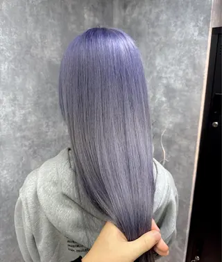 ロング カラー パーマ ヘアアレンジ 【.ico】心斎橋/ ウルフ/飛田ゆうきのヘアスタイル