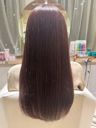 ロング サコ ミのヘアスタイル