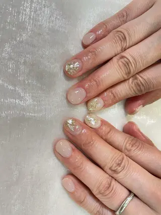 ネイル はばすみれ🎀ﾈｲﾙ 光ﾌｪｲｼｬﾙ ﾍｱのネイルデザイン