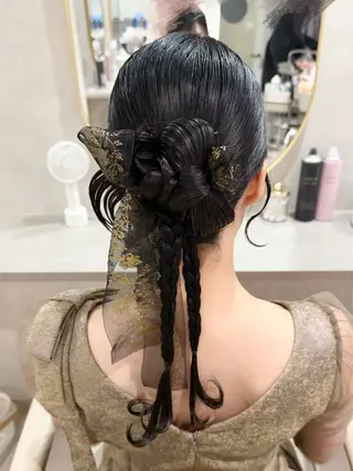 ヘアアレンジ セットサロンCURE 🩵あんみのヘアスタイル