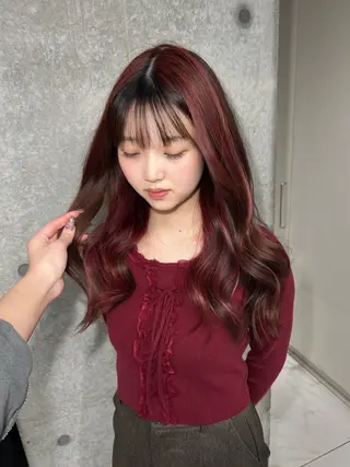 カラー ️💜akari💜 ハイトーン/レイヤーのヘアスタイル