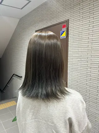 カラー 縮毛矯正/韓国風ヘア /ツバキのヘアスタイル