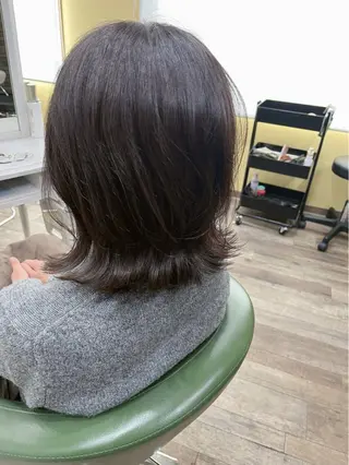 ミディアム ⭐︎BORDER⭐︎ ⭐︎Hitomi⭐︎のヘアスタイル