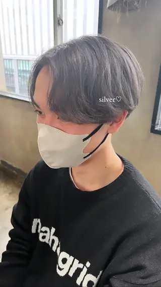 カラー ヘアアレンジ メンズ 光本 杏のヘアスタイル