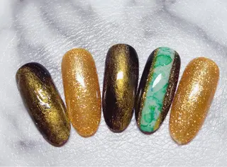 ネイル マジック ミラーのネイルデザイン