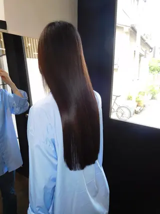 ロング パーマ ひな🐥ハイトーン/ レイヤーカット🍀のヘアスタイル