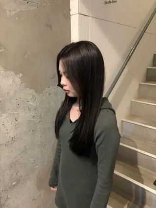 ロング 中田 桃夏のヘアスタイル