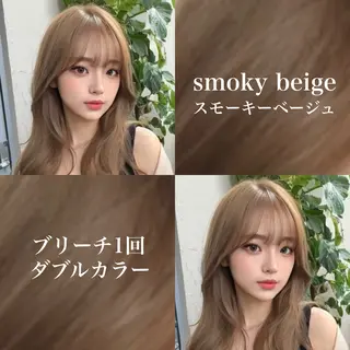 ミディアム カラー ヘアアレンジ 🫧新宿 髪質改善 /サスケ🫧のヘアスタイル