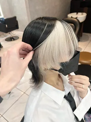 カラー SALOWIN栄 高須大貴のヘアスタイル