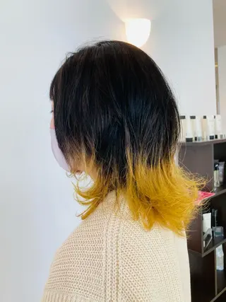 ミディアム PazRood 山下のヘアスタイル