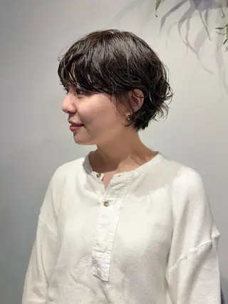 ショート ウシロダ メグミ ／ボブ／透明感カラーのヘアスタイル