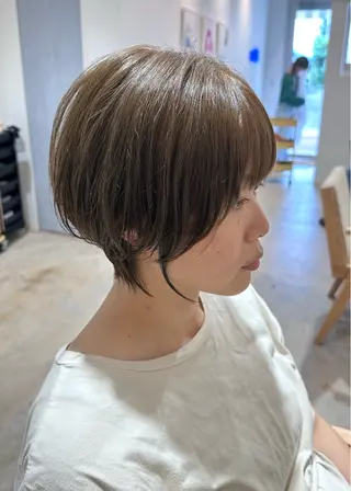 ショート カラー 髪質改善・ クロスパーマ◎倉澤のヘアスタイル