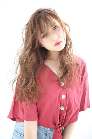 ロング 坪井 彰吾のヘアスタイル