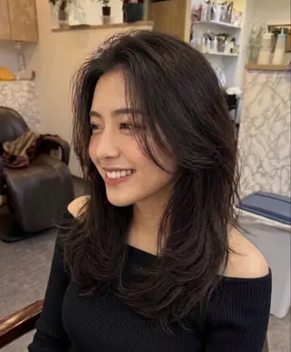 ロング メンズ特化× レディース強化中🔥のヘアスタイル