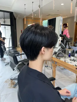 ショート メンズ 艶髪/ロングモデル 募集🫧terukaのヘアスタイル
