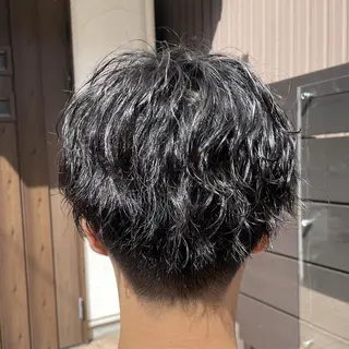 ショート パーマ メンズ パーマPrivate SalonNoa名駅のヘアスタイル