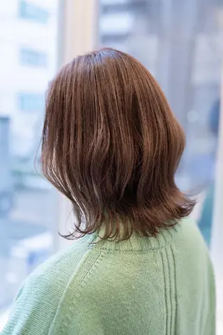 ミディアム Lazo/ 原弥和子のヘアスタイル