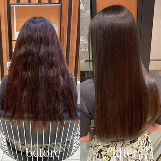 ロング 毛流れパーマ職人 岡田大樹のヘアスタイル