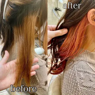 セミロング カラー 縮毛矯正職人/艶髪 ✨️村上 渉のヘアスタイル