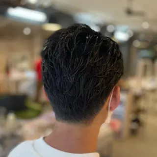 パーマ メンズ 長谷川 麻衣子のヘアスタイル