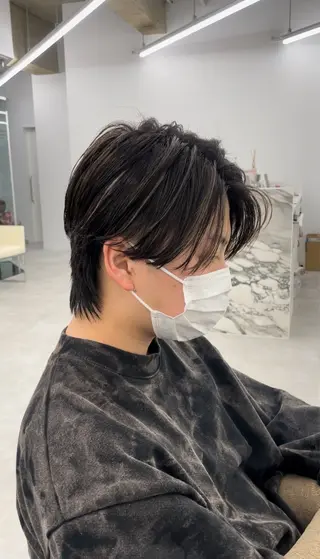 カラー メンズ 森龍馬 メンズ専門美容師のヘアスタイル