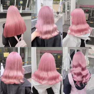 ロング カラー ダブルカラー特化💍 tiam💍韓国ヘアのヘアスタイル