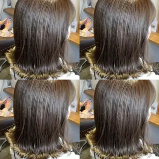 ミディアム カラー Minami. 🩵 再現性特化ヘアのヘアスタイル
