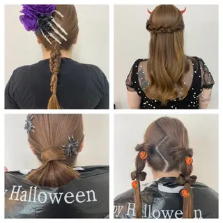 セミロング ヘアアレンジ Hiroshi ヒロシのヘアスタイル