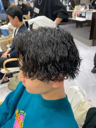 パーマ メンズ 🌴パーマオタク🌴 長谷川 諒佑🌈のヘアスタイル