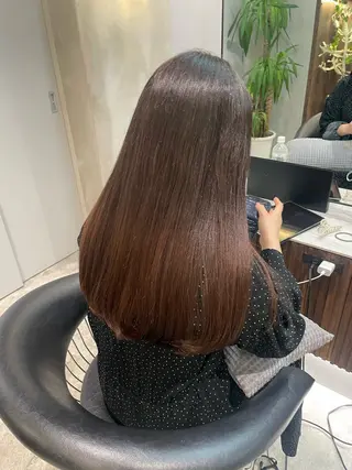 ロング ハイトーン/透明感 yuinaのヘアスタイル