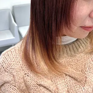 ミディアム Yuka/Aujua ソムリエ/髪質改善のヘアスタイル