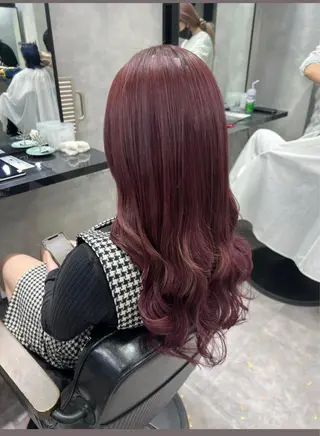 ロング 当日予約OKカット モデル濱川響太のヘアスタイル