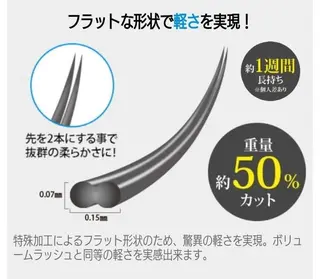 マツエク・マツパ 402 hakoishiのマツエク・マツパデザイン
