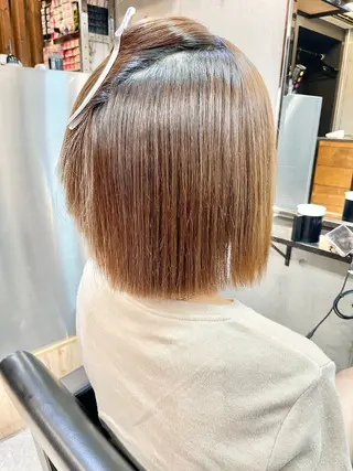 ショート パーマ ショートボブ髪質改善 縮毛矯正のプロ山道潤のヘアスタイル